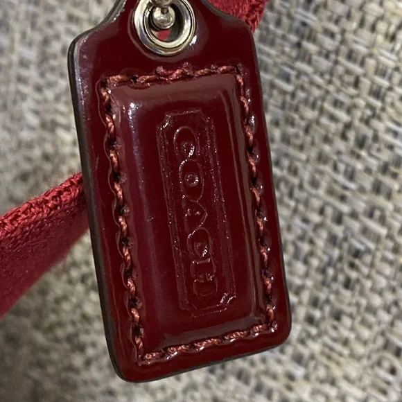 Coach Signature Metallic Stripe Crossbody Bag - Picture 14 of 15